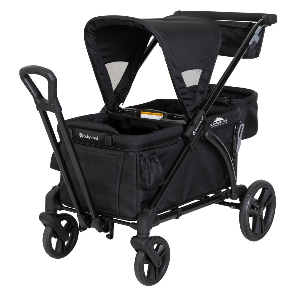 Photos - Pushchair Baby Trend Expedition 2-in-1 Stroller Wagon Plus - Ultra Black 