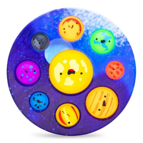 Toynk Pop Fidget Toy Solar System 9-button Bubble Popping Game