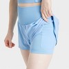 Women's Seamless Waistband Woven High-Rise Shorts 2.5" - JoyLab™ - 4 of 4