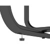 DOMETOUR Rectangle Dining Table with Metal Frame, Tempered Glass Dining Table for Kitchen Room, Black - 4 of 4