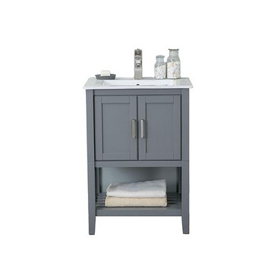 Legion Furniture 24 Inches Kd Westchester Gray Sink Vanity