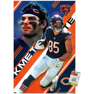 Trends International NFL Chicago Bears - Cole Kmet 24 Unframed Wall Poster Prints - 1 of 4