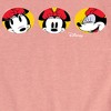Girls' - Disney - Minnie Mouse Faces Fitted Short Sleeve Graphic T-Shirt - 2 of 4