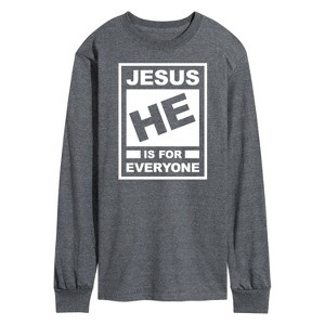 Men's - Instant Message - Jesus Rating Long Sleeve Graphic T-Shirt - 1 of 4