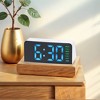 REGALWOVEN Plastic Digital Corded Accurate Electric Alarm Clock 6.3 x 2.6 x 1.6 inch - 2 of 4