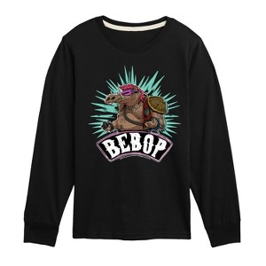 Boys' - Teenage Mutant Ninja Turtles Mutant Mayhem - Bebop Long Sleeve Graphic T-Shirt - 1 of 3