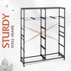 12-Drawer Tall Fabric Dresser with Wood Top and Steel Frame, Storage Chest of Drawers for Bedroom, Closet - 4 of 4