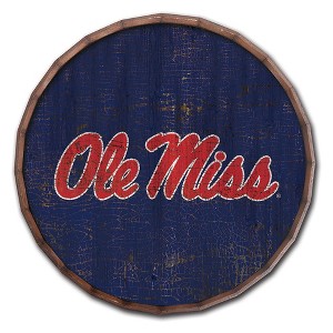 NCAA Ole Miss Rebels Cracked Color 24" Barrel Top - 1 of 3