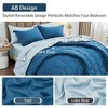 BAGOKIE 5/7 Pieces Reversible Bed in a Bag Comforter Set for All Season - 2 of 4