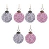 Melrose Distressed Ball Ornament (Set of 6) - 2 of 4