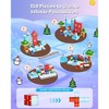 VEVOR Magnetic Blocks, 150 PCS Glacier Castle Set, Magnetic Building Cubes for Kids, STEM Montessori Sensory Toys for Christmas Birthday Gift, Blue - 3 of 4