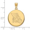 Black Bow Jewelry 14k Yellow Gold Missouri Western State Griffons NCAA Large Pendant - 2 of 3