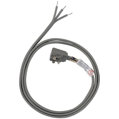 Certified Appliance Accessories® 15-Amp Grounded Right-Angle Plug Head Power Supply Cord