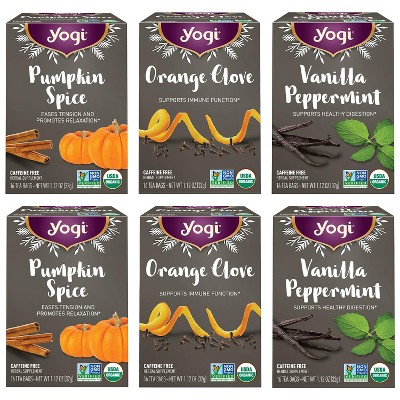 Yogi Tea - Winter Tea Variety Pack -  96 ct , 6 Pack