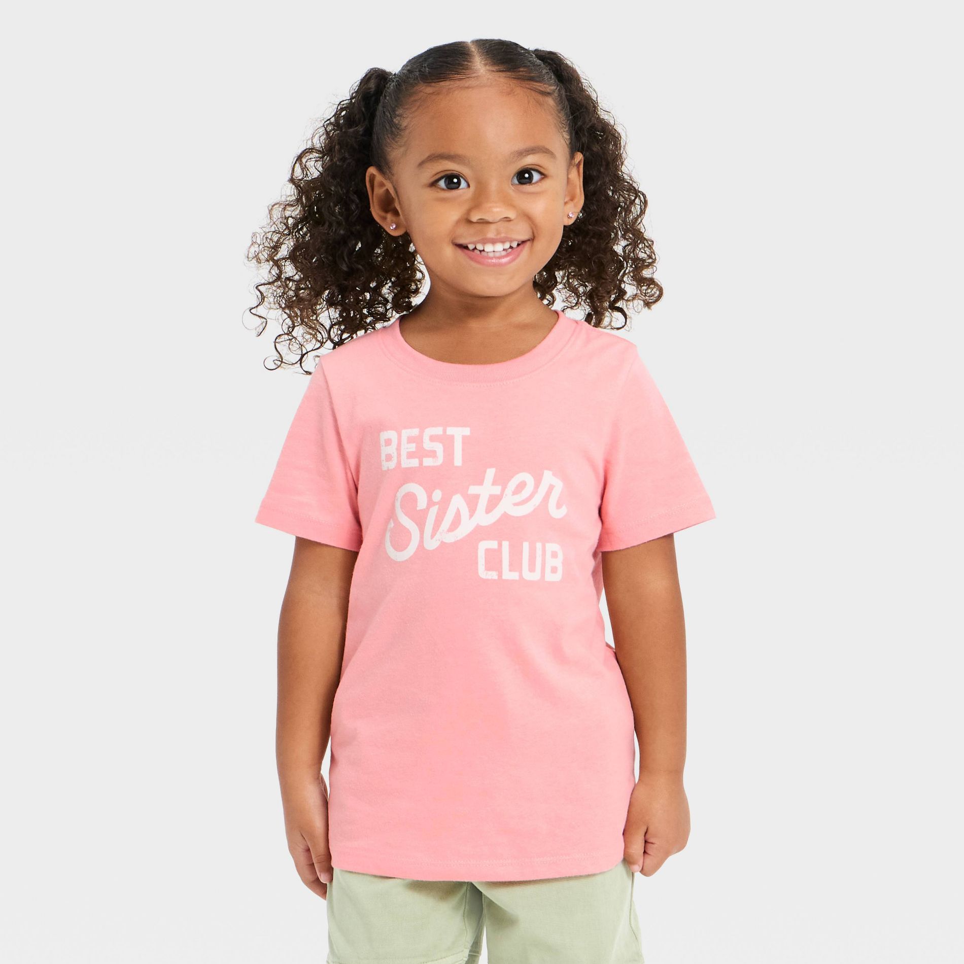 Toddler Girls' Best Sister Club T-Shirt - Cat & Jack™ Pink