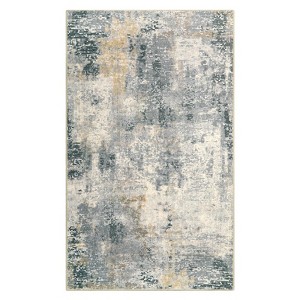 Lahome Modern Abstract Washable Area Rug-Soft Carpet for Living Room, Bedroom, or Office - 1 of 4