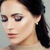 EVERLY JEWELRY | Yellow Plated Sterling Silver 3/4 CT TGW Citrine & 8.5 - 9 MM Cultured Freshwater Pearl Fashion Post Earrings - 4 of 4