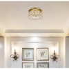Elegant Lighting Monroe 12 inch LED single flush mount in gold - 2 of 4