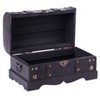 Vintiquewise Small Pirate Style Wooden Treasure Chest - image 3 of 4