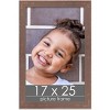 PosterPalooza | Shabby Chic Brown Picture Frame - UV Acrylic, Foam Board Backing, Hanging Hardware - 2 of 4