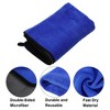 Unique Bargains Extra Large 500 GSM Microfibre Car Drying Towel 23.62"x62.99" Gray Blue 1 Pc - 3 of 4