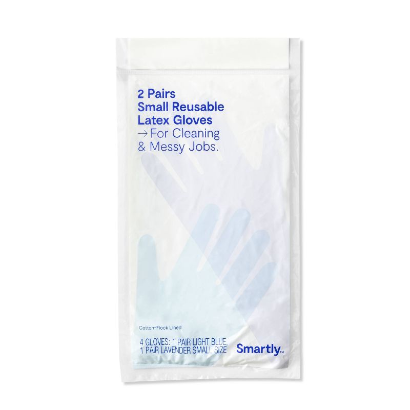 Reusable Double Pack Latex Gloves - Smartly™, 1 of 7