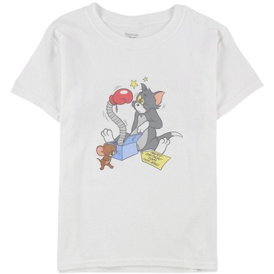 Reebok Boys Tom And Jerry Happy Birthday Graphic T-Shirt