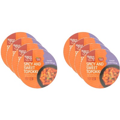 Dong Won Cup Topokki Sweet Spicy - Pack of 8 - 4.23 oz