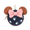 Minnie Mouse Polka dot 28 Cm Denim Sling Crossbody Bag With Detachable Coin Pouch - 4 of 4