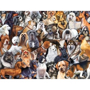 Sunsout Dog World 300 pc   Jigsaw Puzzle 60930 - 1 of 4