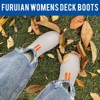 Women's Deck Boots Ankle Rain Boots Fishing Boots Rubber Waterproof Slip-Resistant Outdoor Work Shoes Gray - 4 of 4