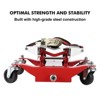 Transmission Jack, Hydraulic Jack - 450 LB Capacity Low Profile Auto Repair Lift with Safety Straps & 4 Wheels for Home Garage, Shop - 4 of 4