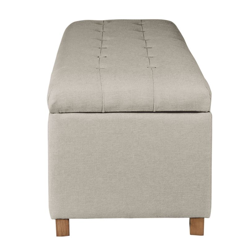 Classic Large Tufted Storage Bench - HomePop, 2 of 9