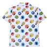 Sesame Street Boy's Short Sleeve Graphic Polo Shirt - White, Size 18 Months - 4 of 4
