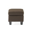 NicBex Modern 24" Rectangle Ottomans Wood Footstools with Thick Cushion for Bedroom and Living Room - 4 of 4