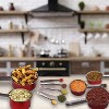 YBM Home 5-Piece Stainless Steel Stackable Measuring Cups, Measurement Dry or Liquid Ingredients, For Cooking & Baking - 2 of 3
