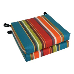 Blazing Needles, 16-inch Outdoor Cushion - 1 of 2
