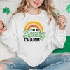 Simply Sage Market Women's Graphic Sweatshirt I'm A Lucky Charm - 2 of 3