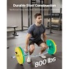 VEVOR Trap Bar Hex Bar, 2-Inch Hex Barbell, 800 LBS Capacity Shrug Bars with Knurled Grips, Weightlifting and Strength Training Equipment, Silver - 3 of 4