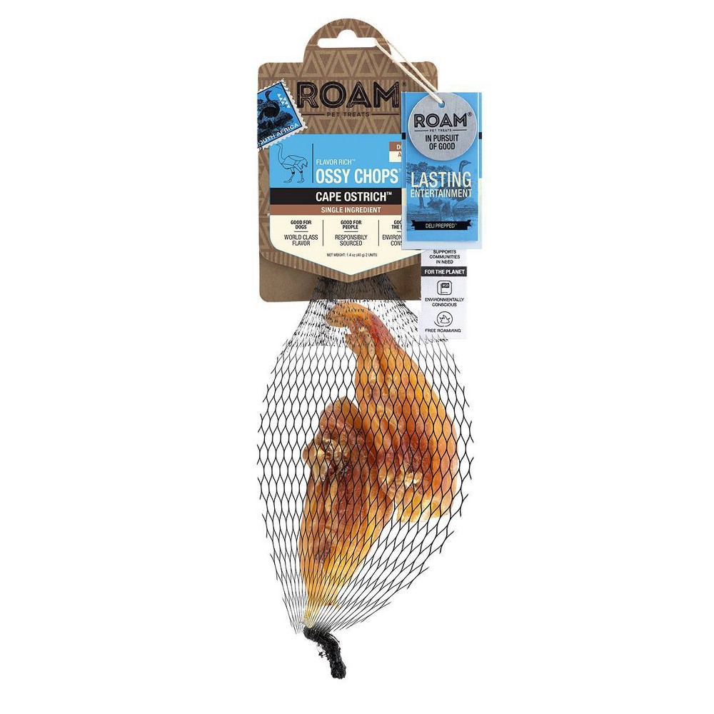 ROAM Ossy Chops Dog Treats - 2pk