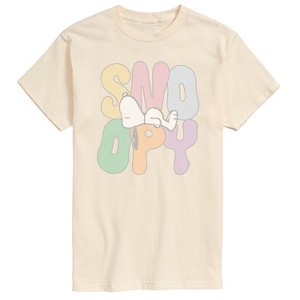 Men's - Peanuts - Sleepy Snoopy Short Sleeve Graphic T-Shirt - 1 of 4