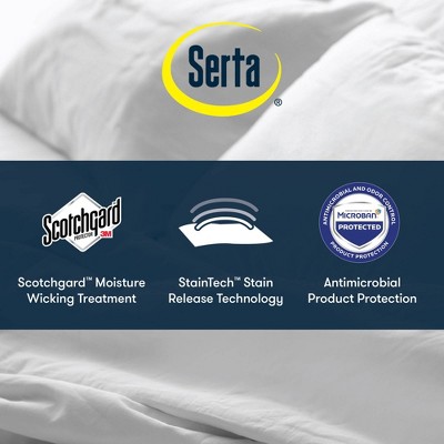 Queen White Down Alternative Memory Flex Mattress Topper