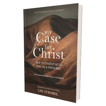 Niv, Case for Christ New Testament with Psalms and Proverbs, Pocket-Sized, Paperback, Comfort Print - by  Zondervan