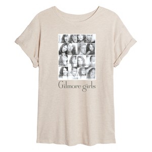 Women's - Gilmore Girls - Photobooth Oversized Graphic T-Shirt - 1 of 4