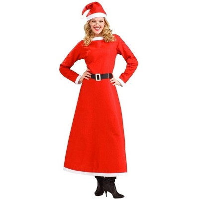 Forum Novelties Simply Mrs. Santa Christmas Costume Dress Adult One Size Fits Most