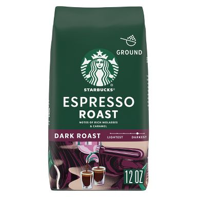 Starbucks Espresso Roast Dark Ground Coffee - 12oz
