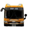 New Flyer Xcelsior XE60 Articulated Transit Bus Yellow with Black 1/87 (HO) Scale Diecast Model by Iconic Replicas - 4 of 4