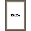 PosterPalooza | Weathered Black Picture Frame - UV Acrylic, Foam Board Backing, Hanging Hardware - 2 of 4