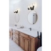 Lyna 3-Light Vanity Light - Contemporary Steel Design for Bathrooms, Dimmable & Damp Rated - 2 of 4