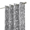 Commonwealth Bradford Floral Printed Top Panel With 8 Matt Silver Grommets, Grey - image 2 of 4